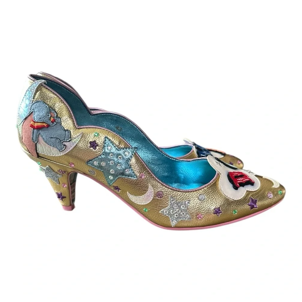 Rare Irregular Choice Dumbo Golden Slumber Collectors Heels - Picture 6 of 7